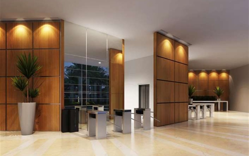 recepção do edifício